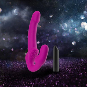 Temptasia - Estella - Strapless Silicone Dildo - Pink - MyPleasure
