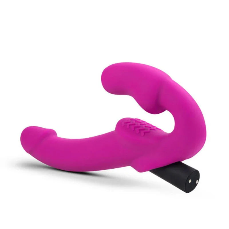 Temptasia - Estella - Strapless Silicone Dildo - Pink - MyPleasure