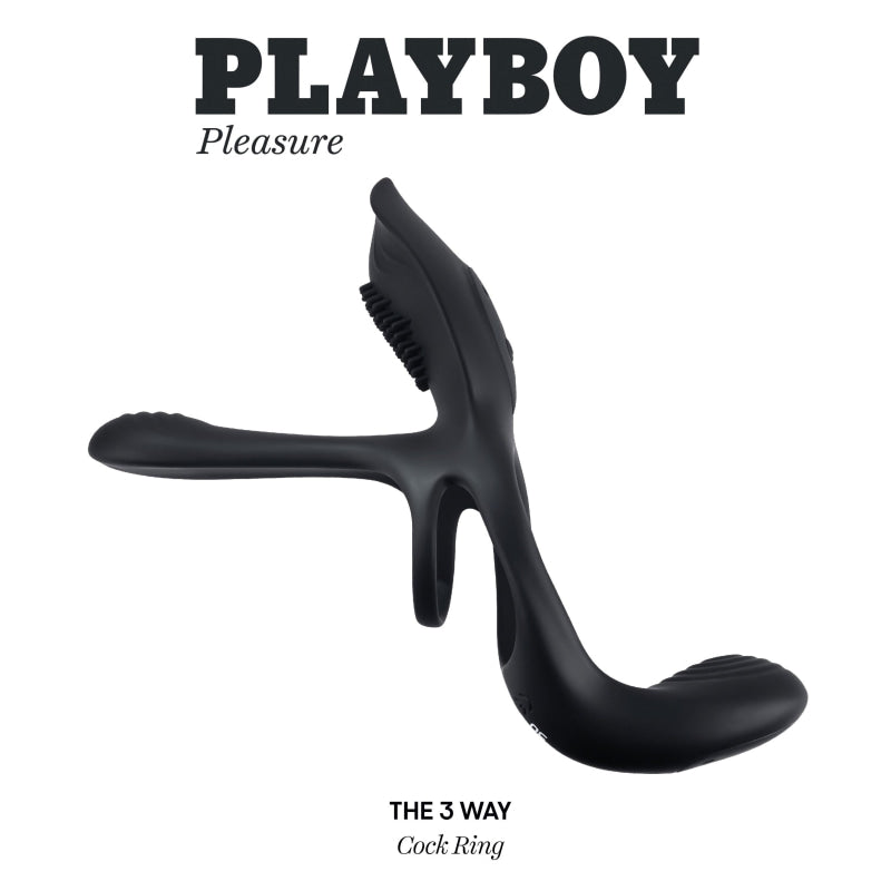 The 3 Way - Cock Ring - Black