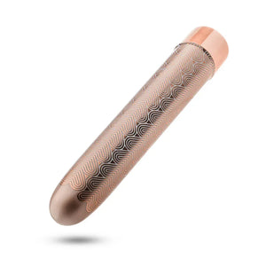 The Collection - Lattice - 7 Inch Rechargeable Vibe - Rose Gold - MyPleasure