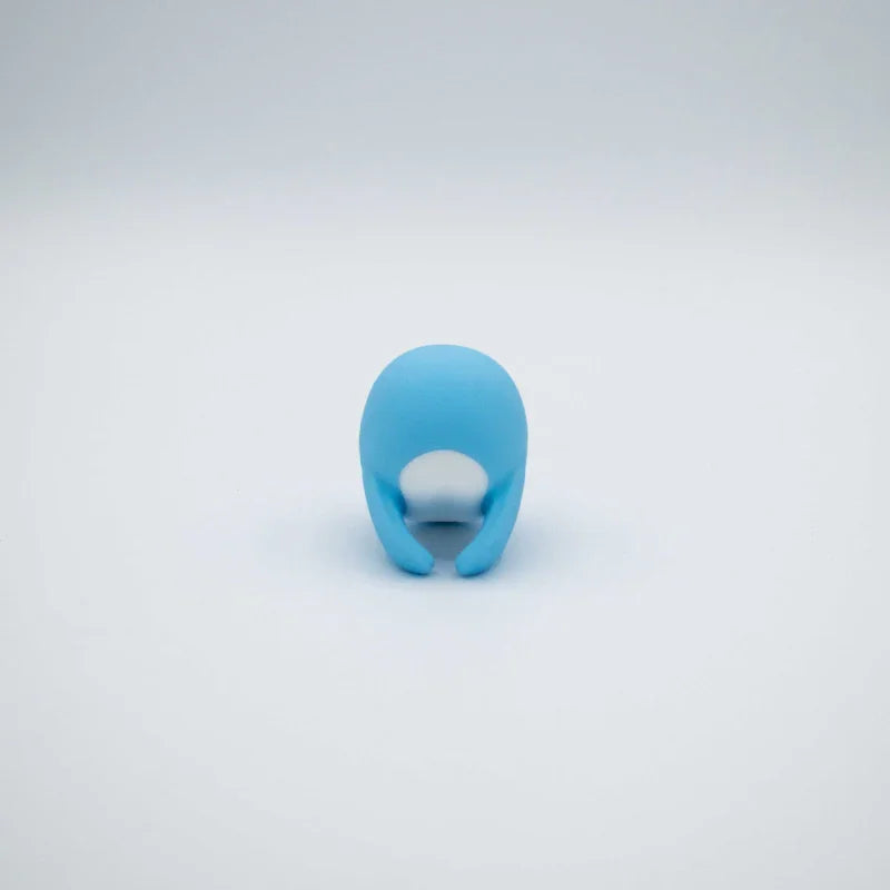 The Heavenly Humpback Finger Bullet Vibrator - Blue - MyPleasure