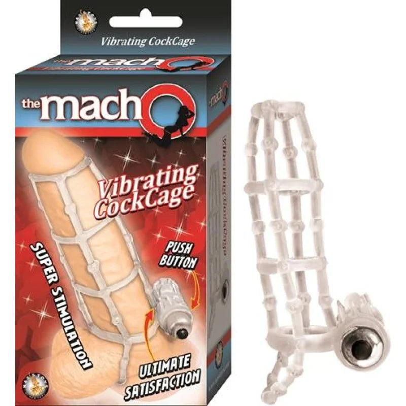 The Macho Vibrating Cockring - Clear - MyPleasure