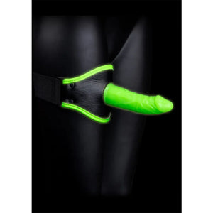 Thigh Strap-on With Silicone Dildo 5.7 Inch - Glow in the Dark - MyPleasure