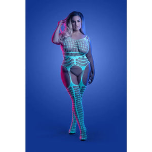 Timelapse Bodystocking - Queen - White/blue - MyPleasure