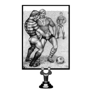 Tom of Finland Silicone Cock Ring With 3 Weighted Balls - MyPleasure