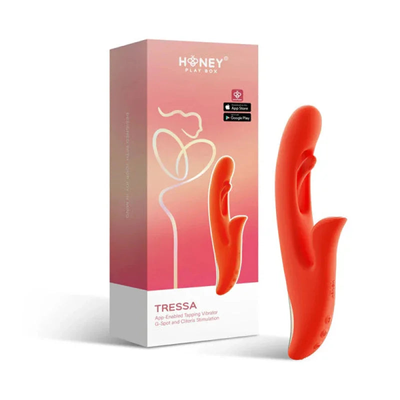 Tressa App-Enabled Tapping Vibrator G-Spot and Clitoral Stimulation - MyPleasure