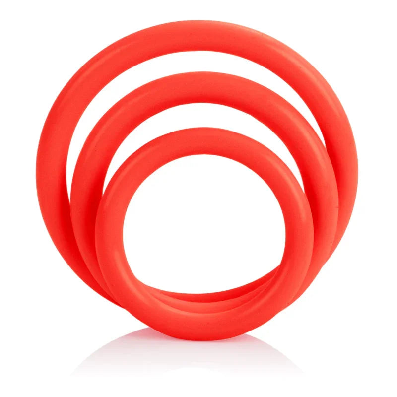 Tri-Rings - Red - MyPleasure