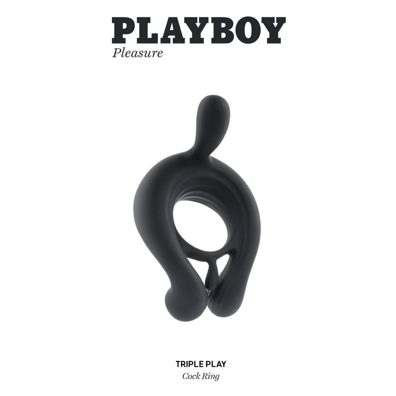 Triple Play - Cock Ring - Black