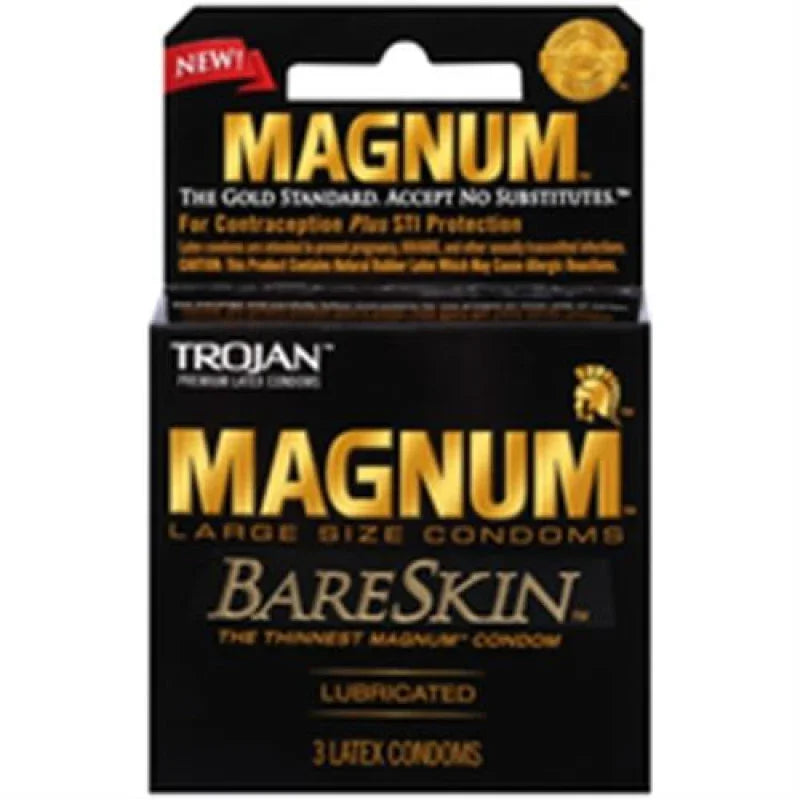 Trojan Magnum Bareskin - 3 Pack - MyPleasure