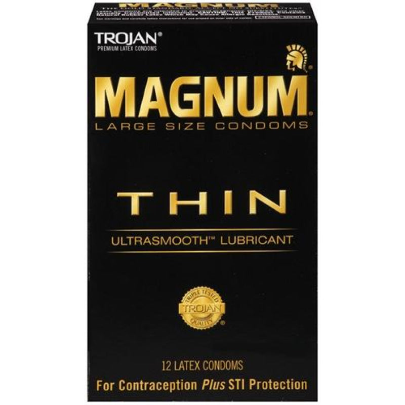 Trojan Magnum Thin - 12 Pack