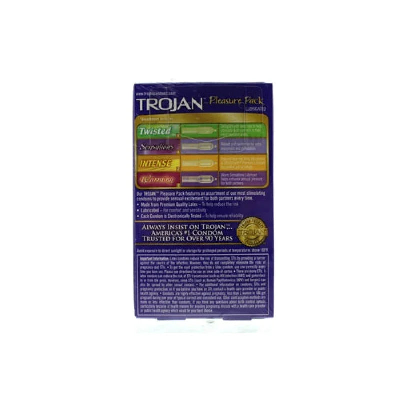 Trojan Pleasure Pack - 12 Pack - MyPleasure
