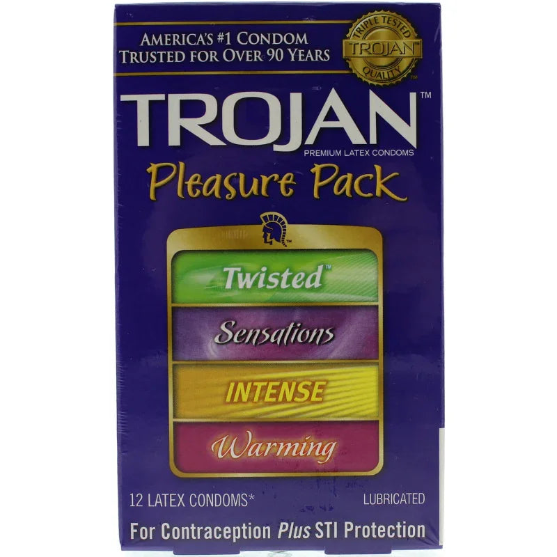 Trojan Pleasure Pack - 12 Pack - MyPleasure