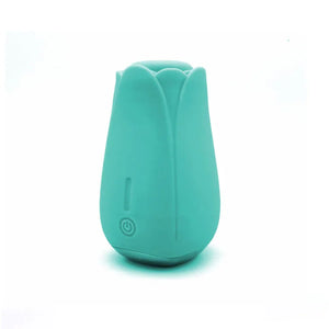 Tulip Pro 15-Function Suction Vibe With Wireless Charging - Teal Blue - MyPleasure