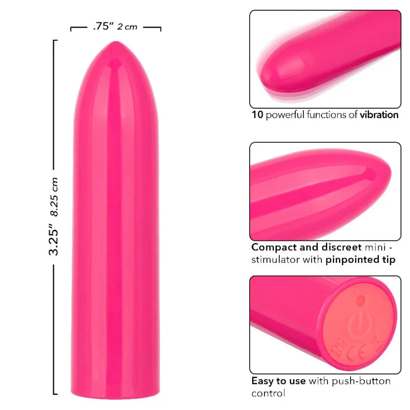 Turbo Buzz Classic Bullet - Pink - MyPleasure