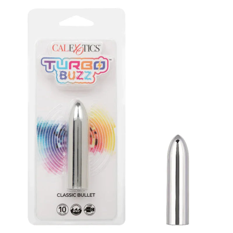 Turbo Buzz Classic Bullet - Silver - MyPleasure
