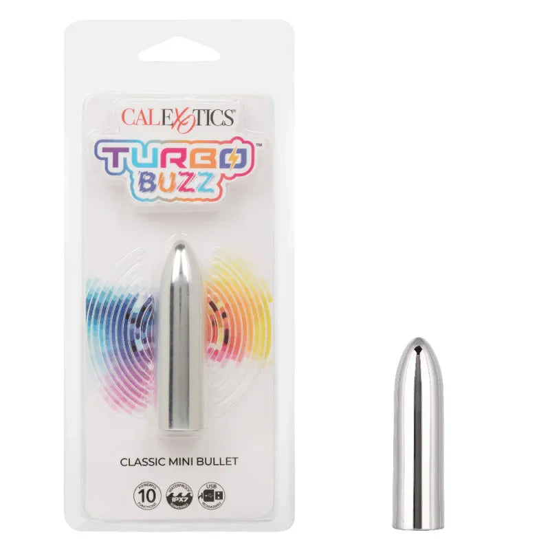 Turbo Buzz Classic Mini Bullet - Silver - MyPleasure