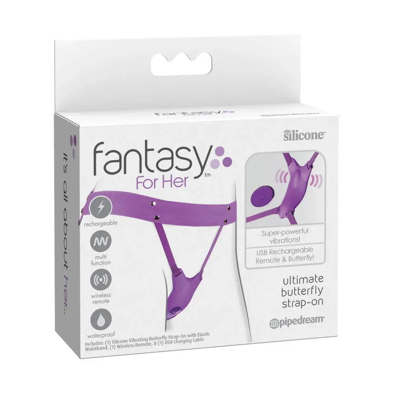 Ultimate Butterfly Strap-on - Purple - MyPleasure