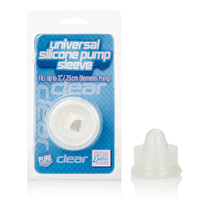 Universal Silicone Pump Sleeve - Clear - MyPleasure