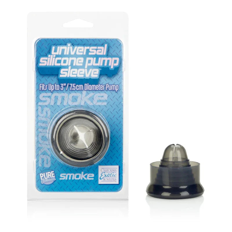 Universal Silicone Pump Sleeve - Smoke - MyPleasure