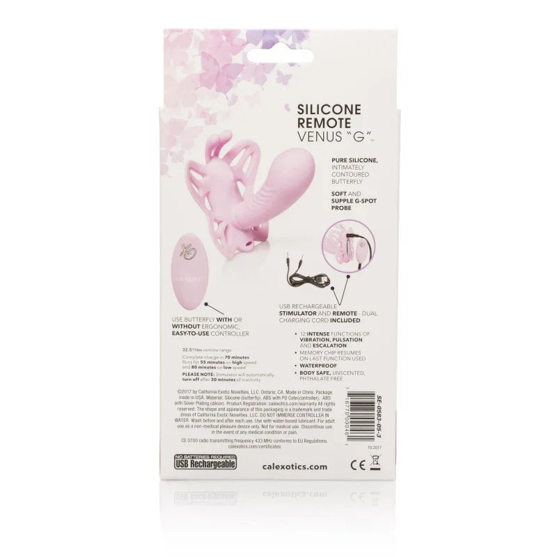 Venus Butterfly Silicone Remote Venus G - MyPleasure