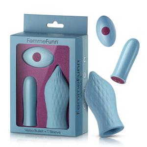 Versa Bullet Plus T Sleeve - Light Blue - MyPleasure