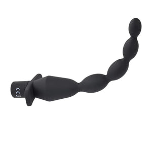 Vibrating Butt Beads - Black - MyPleasure