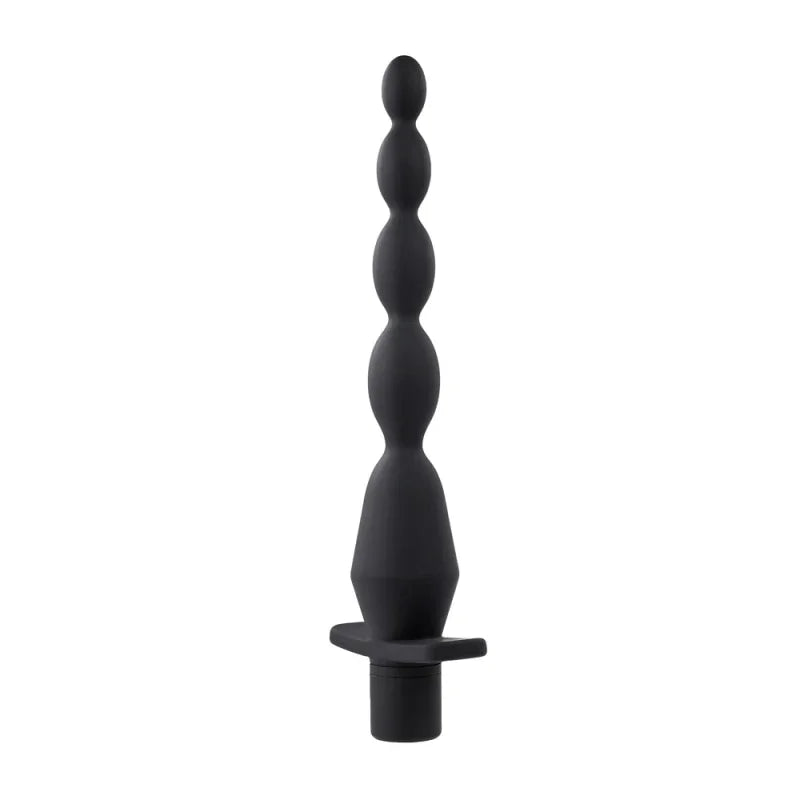 Vibrating Butt Beads - Black - MyPleasure
