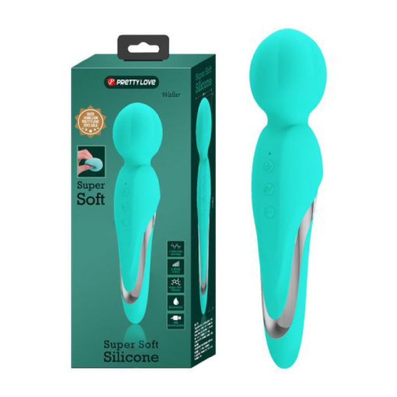 Walter Super Soft Silicone Wand - Seafoam