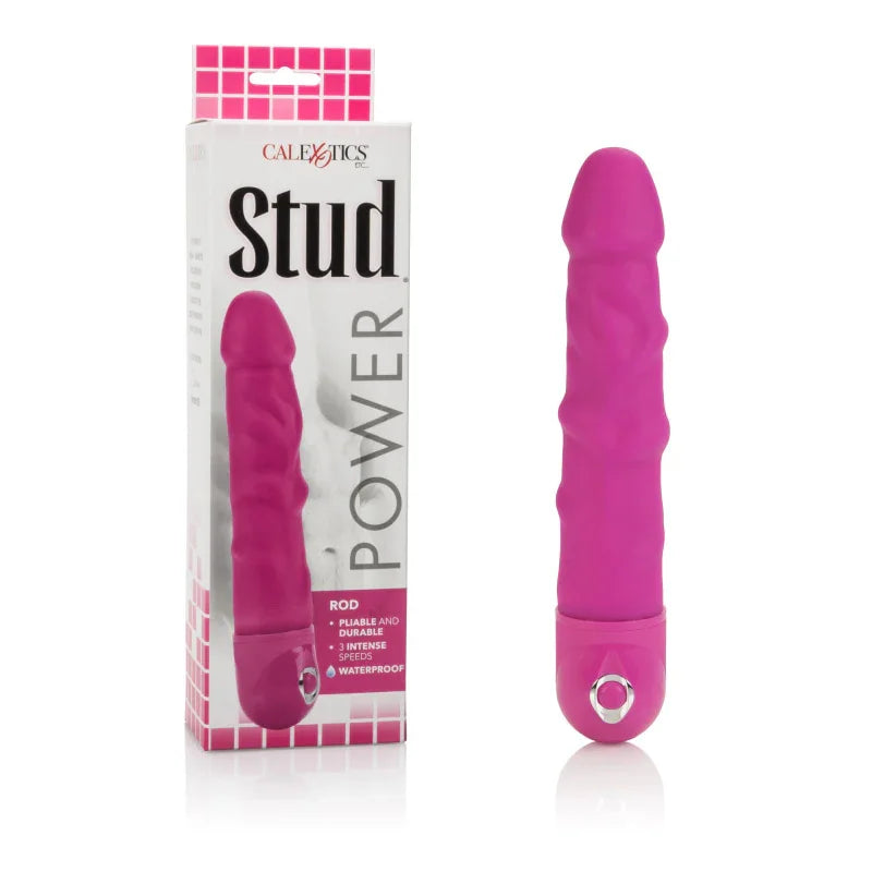 Waterproof Power Stud Rod Dong - Pink - MyPleasure