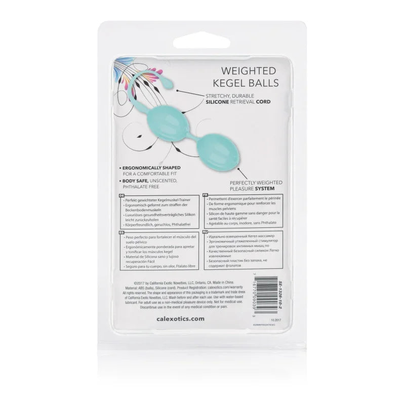 Weighted Kegel Balls - Teal - MyPleasure