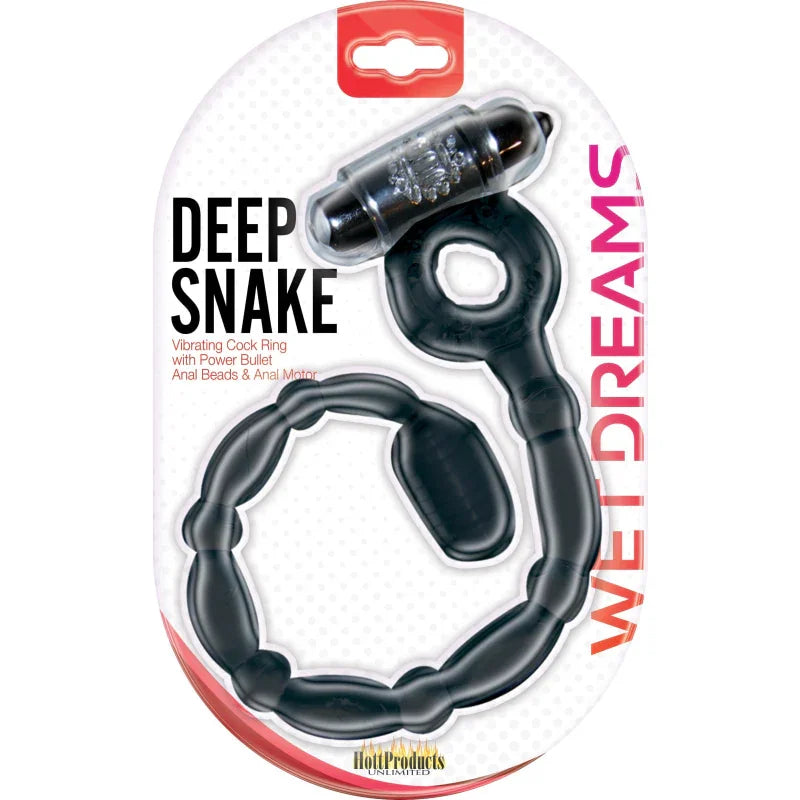 Wet Dreams Deep Snake - Black - MyPleasure