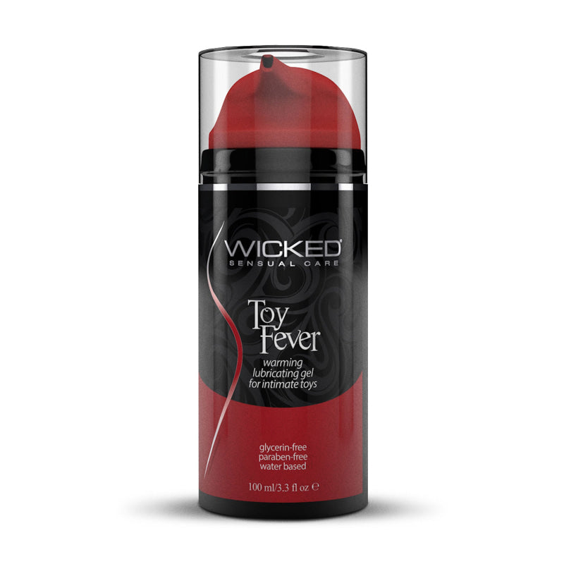 Wicked Toy Fever Warming Lubricating Gel Water Based for Intimate Toys 3.3 Ounce