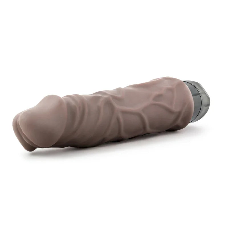X5 Hard on Vibrating 9 Inch Dildo - Brown - MyPleasure