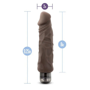 X5 Hard on Vibrating 9 Inch Dildo - Brown - MyPleasure
