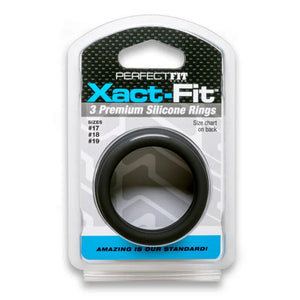 Xact- Fit 3 Premium Silicone Rings - #17, #18, #19 - MyPleasure