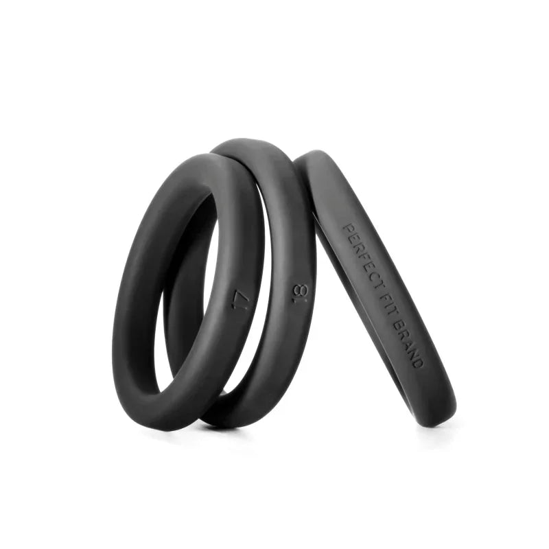Xact- Fit 3 Premium Silicone Rings - #17, #18, #19 - MyPleasure