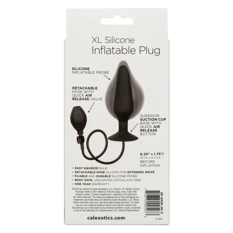 Xl Silicone Inflatable Plug - MyPleasure