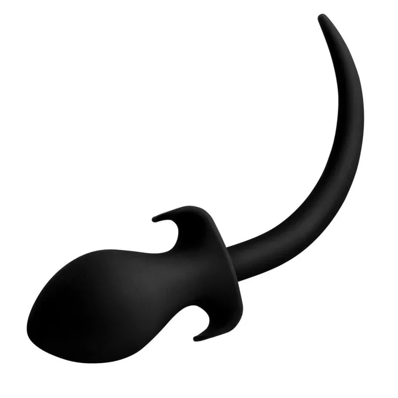 Xl Silicone Puppy Tail Butt Plug - MyPleasure
