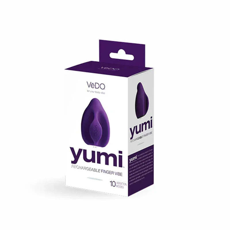 Yumi Rechargeable Finger Vibe - Deep Purple - MyPleasure