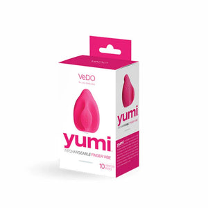 Yumi Rechargeable Finger Vibe - Foxy Pink - MyPleasure
