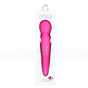 Zoe Twisty Dual Vibrating Pleasure Wand - Pink - MyPleasure
