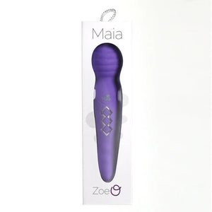 Zoe Twisty Dual Vibrating Pleasure Wand - Purple - MyPleasure