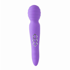 Zoe Twisty Dual Vibrating Pleasure Wand - Purple - MyPleasure
