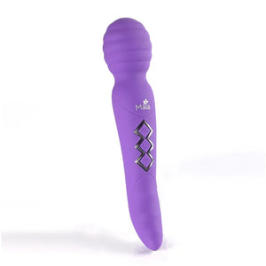Zoe Twisty Dual Vibrating Pleasure Wand - Purple - MyPleasure