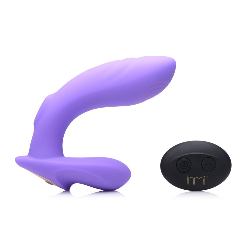 10x G-Tap Tapping Silicone G-Spot Vibrator - Purple - Clit Stimulators