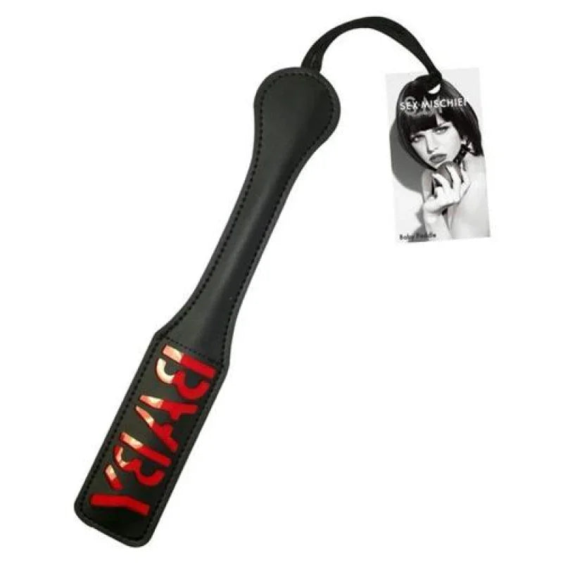 12 Inch Leather Impression Paddle - Baby - MyPleasure