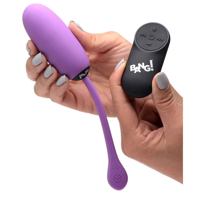 28x Plush Egg and Remote - Purple - Vibrators