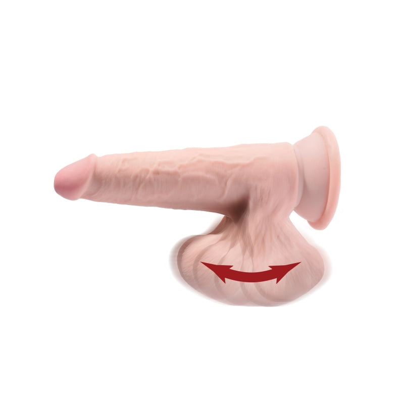 7 Inch Triple Density Cock With Swinging Balls - Dildos & Dongs