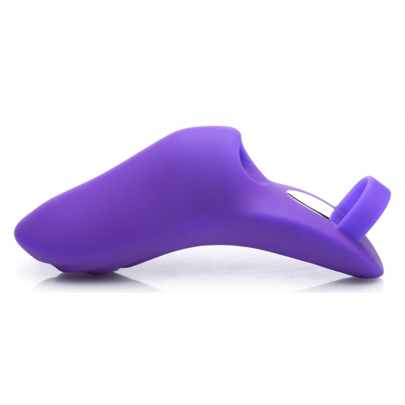 7x Finger Bang Her Pro Silicone Vibrator - Purple - Vibrators