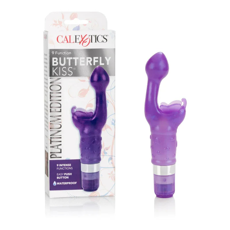 9 Function Butterfly Kiss - Platinum Edition - Purple - MyPleasure